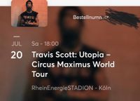 Travis Scott Konzertkarten Köln 2 Tickets w4 Telekom Primo Nordrhein-Westfalen - Hürth Vorschau