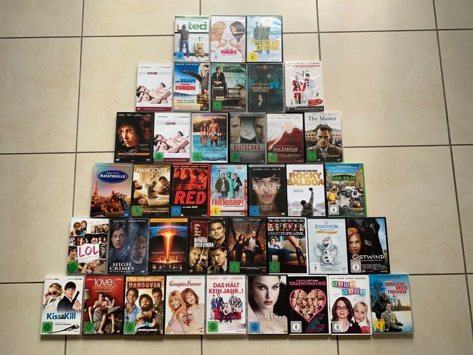 38 originale DVD‘s (Sammlung, Filme) in Gaimersheim