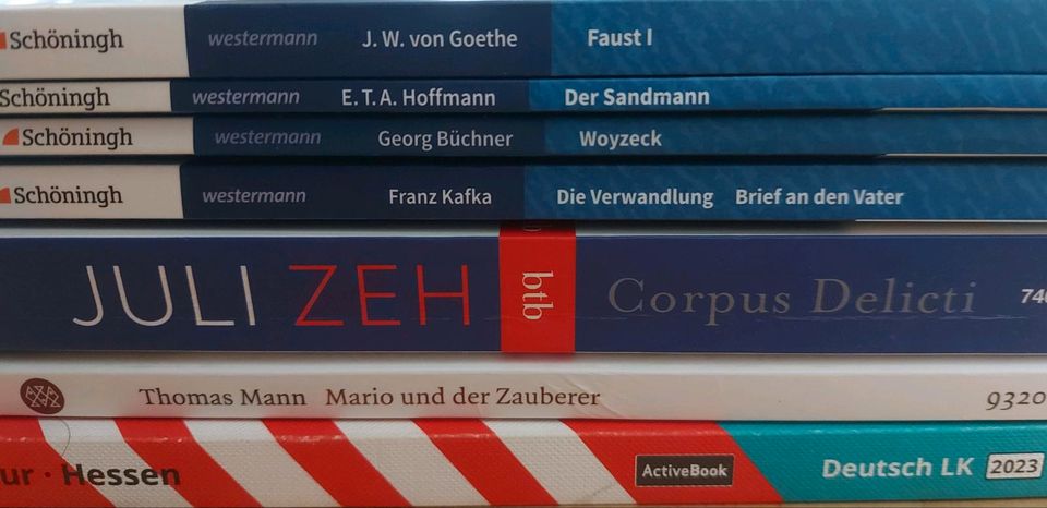 Faust, Die Verwandlung, Corpus Delicti, Woyzeck, der Sandmann in Griesheim