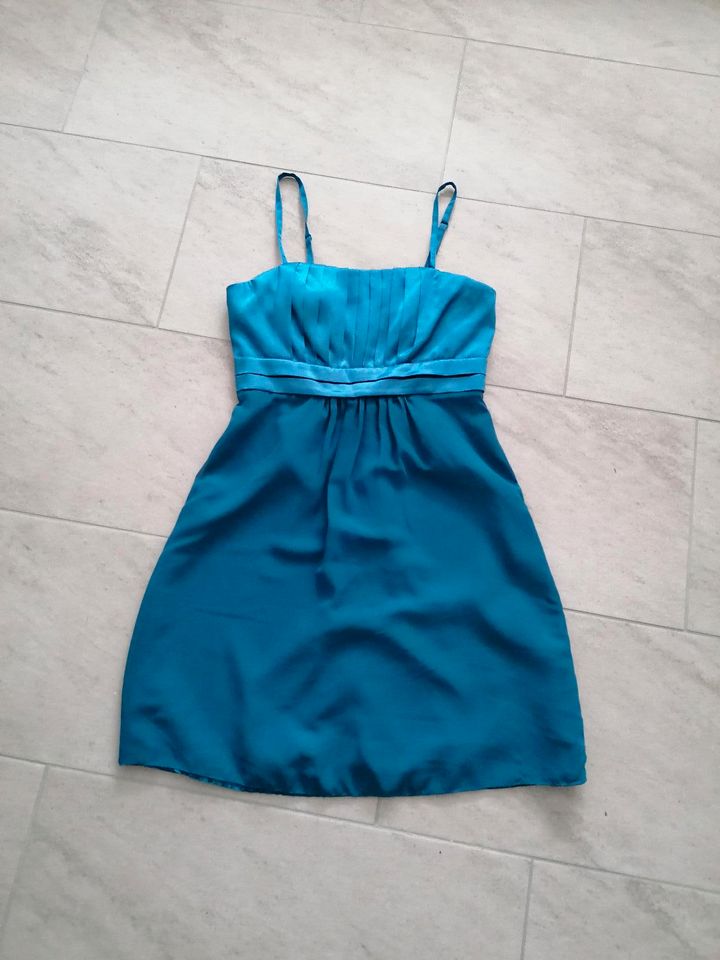 Kleid blau 38 Sommerkleid Kleid für Feier Abschlussballkleid in Lohmar