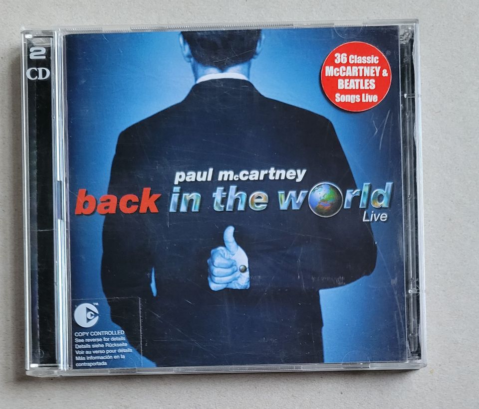 Paul McCartney - Back in the World Live 2 CD Bealtes Livealbum in Rheda-Wiedenbrück