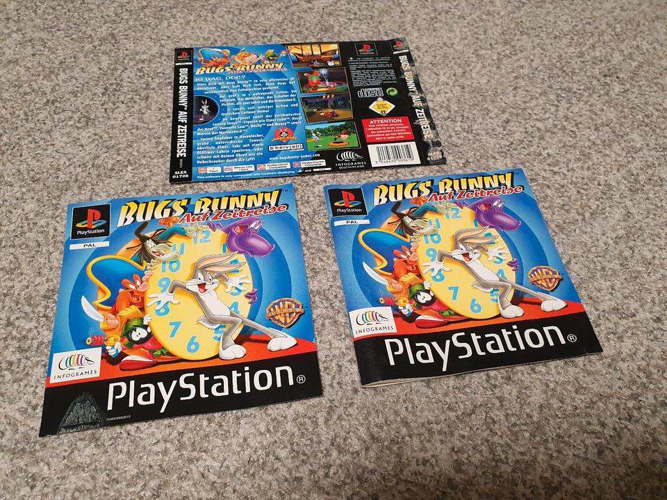 Anleitung Bugs Bunny auf Zeitreise PlayStation 1 PS1 in Weingarten