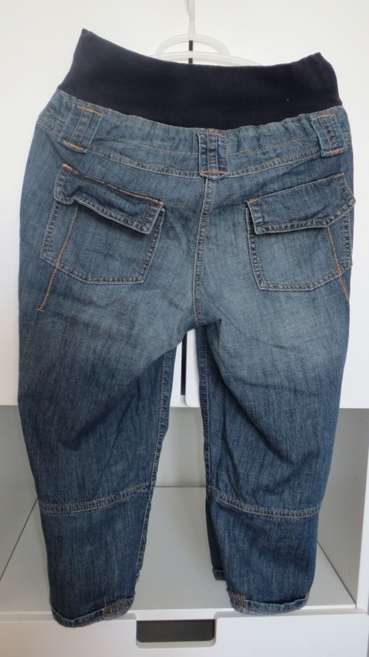 Umstandsjeans, Umstandshose, 3/4 Länge, Gr. 34 / 36, blau in Rheinbach