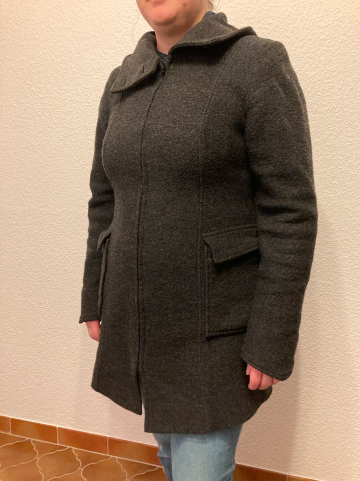 Mamalila Wollmantel Wollwalk Tragejacke Antrazith in Bremen