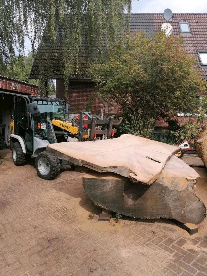 Mobiles Sägewerk, Lohnschnitt Blockware XXL in Nienhagen