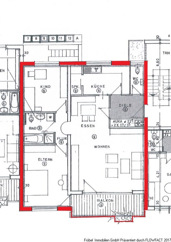 3,5-Zimmer-Wohnung mit Einbauküche und Balkon in Rheinfelden-Nollingen in Rheinfelden (Baden)