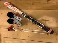 Ski Skier Skischuhe Skistöcke Skiset Kinder Jugendliche 127 cm Brandenburg - Glienicke/Nordbahn Vorschau