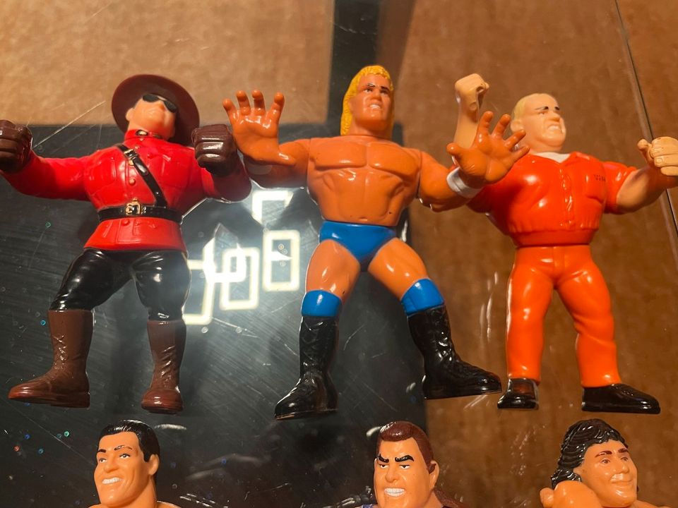 WWF Figuren 90er Jahre in Weinbach