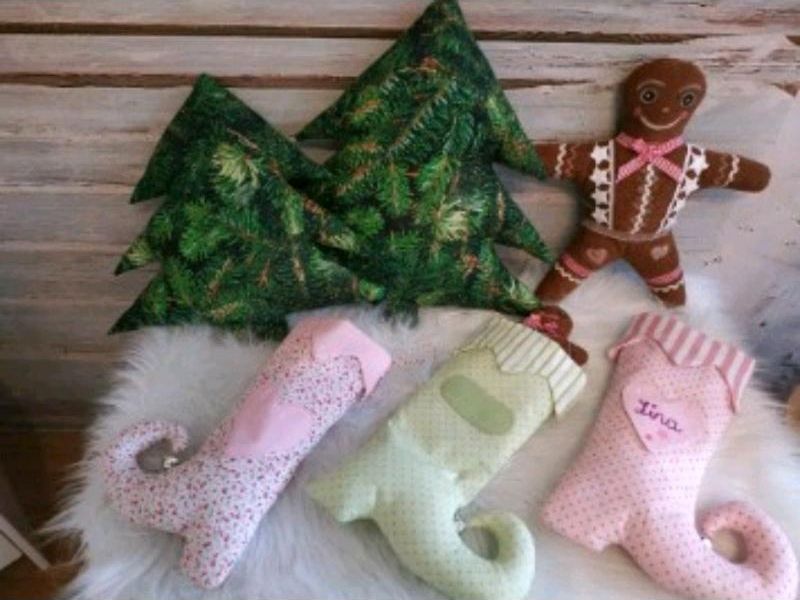 Weihnachts Stiefel Elfen Stiefel mit Namen Handmade Nikolaus in Düren
