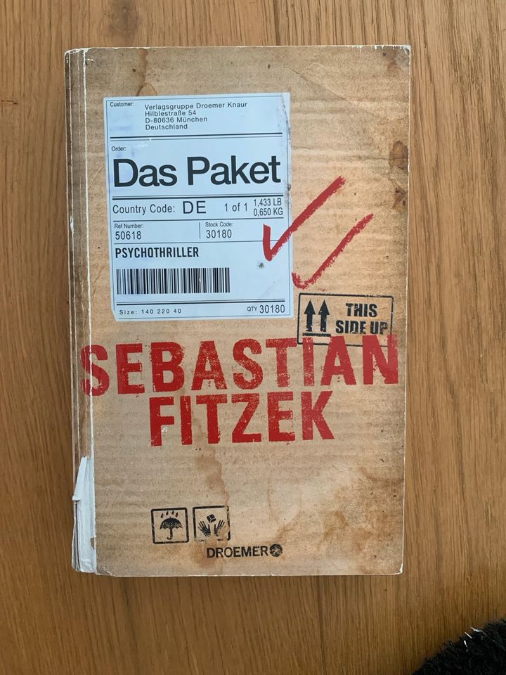 Sebastian Fitzek Das Paket in Sulzfeld