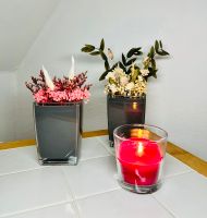 Deko Vasen Trockenblumen Set Acryl Blumen Bayern - Marktredwitz Vorschau
