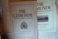 Die Gemeinde, Zeitschrift, Gemeindetag Nord-Rhein 1949-1956 Aachen - Aachen-Brand Vorschau