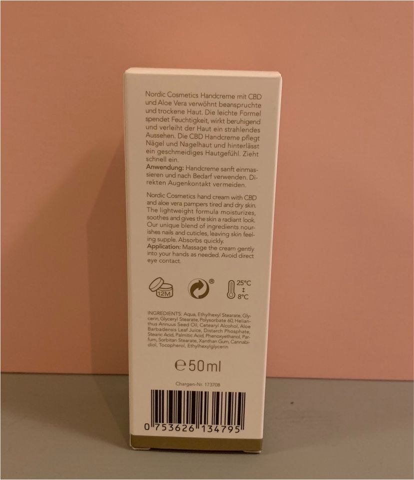 Nordic Cosmetics Handcreme CBD in Herne