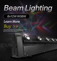 LED Beam 8x12W RGBW Moving Head Lighting Bayern - Roding Vorschau