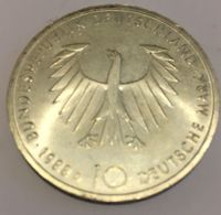 10 DM Münze - 1788-1860 Arthur Schoppenhauer Baden-Württemberg - Bad Krozingen Vorschau