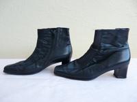 Sehr gut erhalten: Stiefeletten mit Absatz, schwarz, GABOR,Gr. 41 Nordrhein-Westfalen - Brühl Vorschau