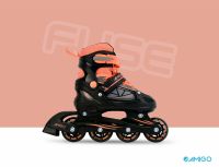 Kinder Rollschuhe Inlineskater Verstellbar Orange Größe 30-33 Nordrhein-Westfalen - Greven Vorschau