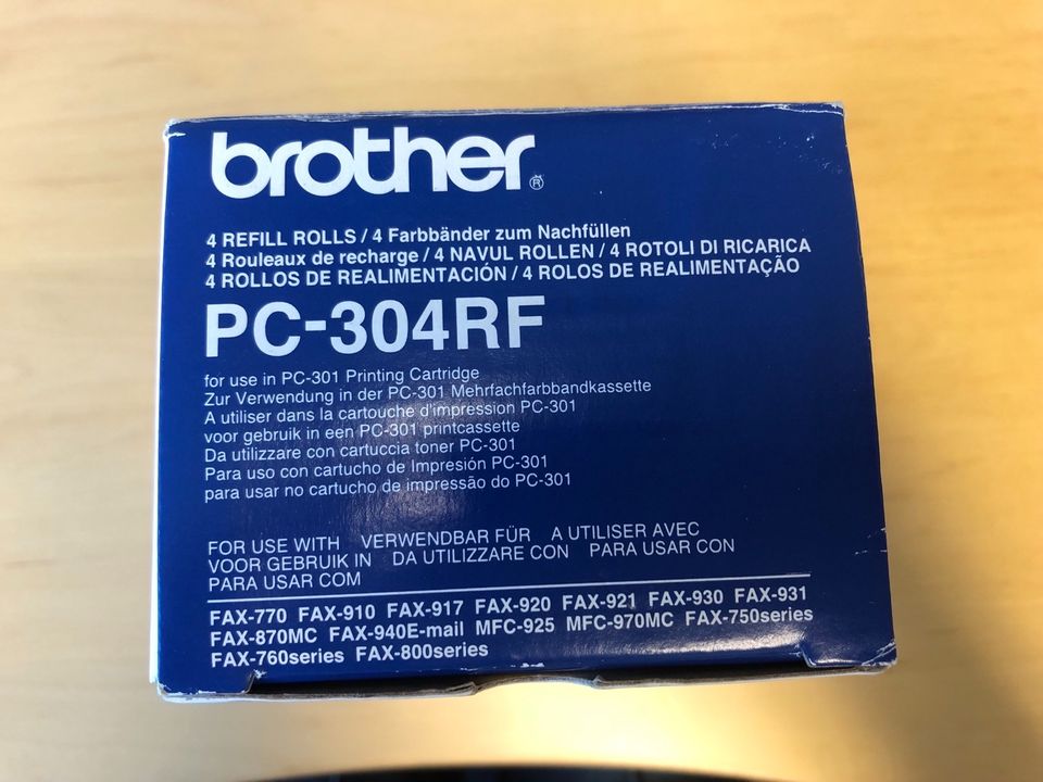 Brother PC-304-RF Farbband Fax. 3 Stück in Gelsenkirchen