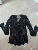 Spitzen Body Langarmshirt 36 S schwarz Berlin - Mitte Vorschau