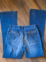 Jeans vintage 90er Jahre vertiefte Leibhöhe leichter Schlag Nordrhein-Westfalen - Erkelenz Vorschau