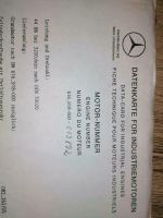 Mercedes Benz Motor 616 Datenkarte Teilenummer Liste Nordrhein-Westfalen - Mönchengladbach Vorschau