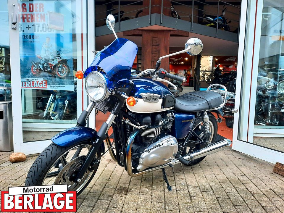 Triumph Bonneville SE 865 1.Hd 13500km Gepäckträger Garantie in Borchen