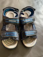 Geox Sandalen Schuhe Kinder Gr 32 Leder blau Bayern - Augsburg Vorschau