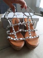 Sandalette weiss gr.36 Bayern - Illertissen Vorschau