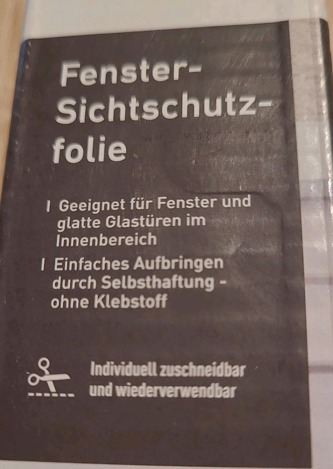 Fenster- Sichtschutzfolie. Neu in Bernburg (Saale)