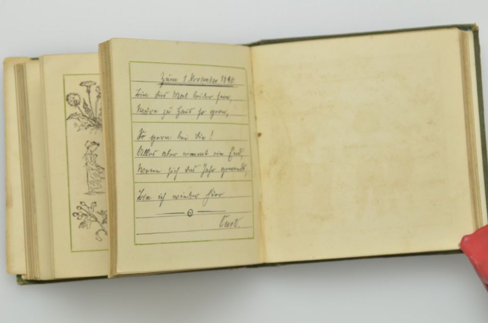Kate Greenway´s Geburtstagsbuch für Kinder viele Zeichnungen 1840 in Wörthsee