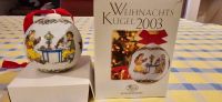 Porzellankugel Weihnachtskugel 2003 - Hutschenreuther - mit  OVP Sachsen - Ralbitz-Rosenthal Vorschau