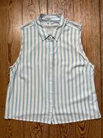 Clockhouse Damen Bluse ärmellos hellblau-Creme gestreift Eimsbüttel - Hamburg Eimsbüttel (Stadtteil) Vorschau