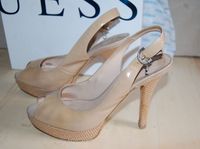 Guess Peep Toe Plateau Slingpumps beige Gr. 38 Orig. Karton Wiesbaden - Mainz-Kastel Vorschau