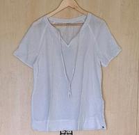 S.Oliver Tunika Bluse kurzarm Gr. 44 weiss Stickerei Hessen - Runkel Vorschau