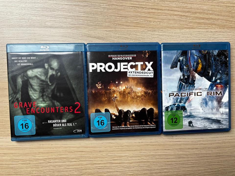 Blu-Ray DVDs gebraucht (pacific rim, project X, grave encounters) in Osnabrück