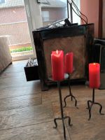 Kerzenständer (3-tlg) Eisen, schwarz , für Stumpenkerzen Nordrhein-Westfalen - Lienen Vorschau
