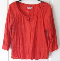 luftige Bluse von LEE, ¾ Ärmel, orange, Crash-Optik, Größe L Hessen - Wölfersheim Vorschau