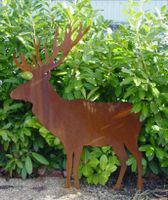 Rostdeko Hirsch Typ2 Jäger Wald Garten Rostdeko Metall 80cm Nordrhein-Westfalen - Iserlohn Vorschau