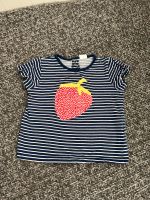 ❤️ H&M T-Shirt blau gestreift Erdbeere 80 1,50€  ❤️ Nordrhein-Westfalen - Hagen Vorschau