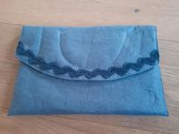 Blaue Clutch Handtasche / Dokumententasche aus Stoff, ca 29x19cm Nordrhein-Westfalen - Neuss Vorschau