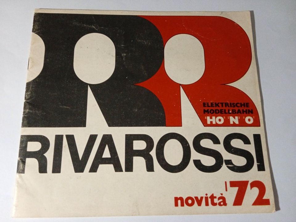 RIVAROSSI Neuheiten 1972 Spur HO + N + O in Leipzig