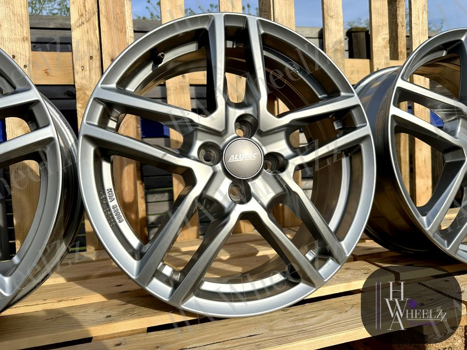 TOP MODERN ➡️ALUTEC Ikenu 17 Zoll Alufelgen 4x100 ET49 metal grau Felgen ➡️ Hyundai i10 i20 Kia Picanto JA Rio Stonic Suzuki Swift Toyota Yaris 3 + TS 2 | 6,5x17 6,5J ABE eintragungsfrei KBA 52005 TOP in Bünde