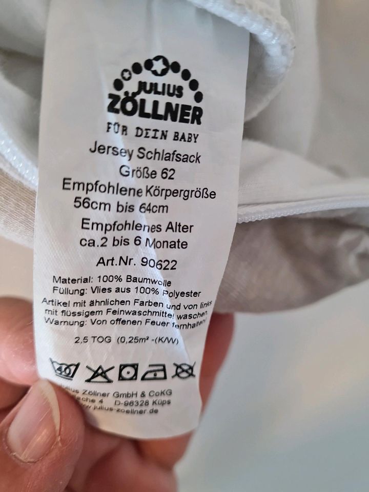 Schlafsack Julius Zöllner Größe 62 in Freystadt