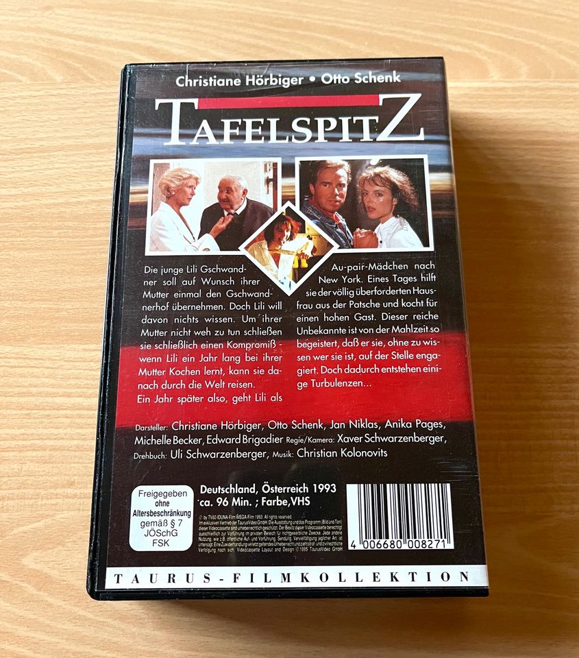 Tafelspitz, VHS, Christiane Hörbiger, Otto Schenk,Film,Österreich in Hannover