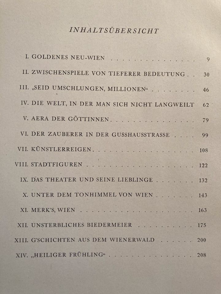 Verklungenes Wien Buch Antik in Geist