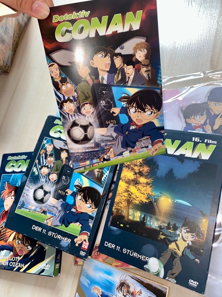 Detektiv Conan Konvult 2 Anime Movie DVDs Shikishi Acryls Cards in Hannover