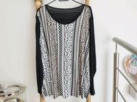 Neu XXL 50 52 Sheego Langarmshirt Shirt schwarz braun Muster Sachsen-Anhalt - Genthin Vorschau