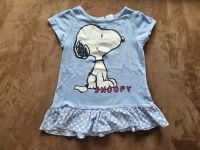 h&m Snoopy Mädchen Shirt | Gr. 80 | hellblau | Peanuts Hessen - Hanau Vorschau