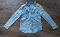Hemd Bluse 38 H&M langarm jeansblau Hemden Blusen Dresden - Cossebaude Vorschau