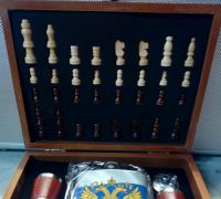 Schachspiel mit Flachmann-Set. Neu. Rheinland-Pfalz - Gerolstein Vorschau